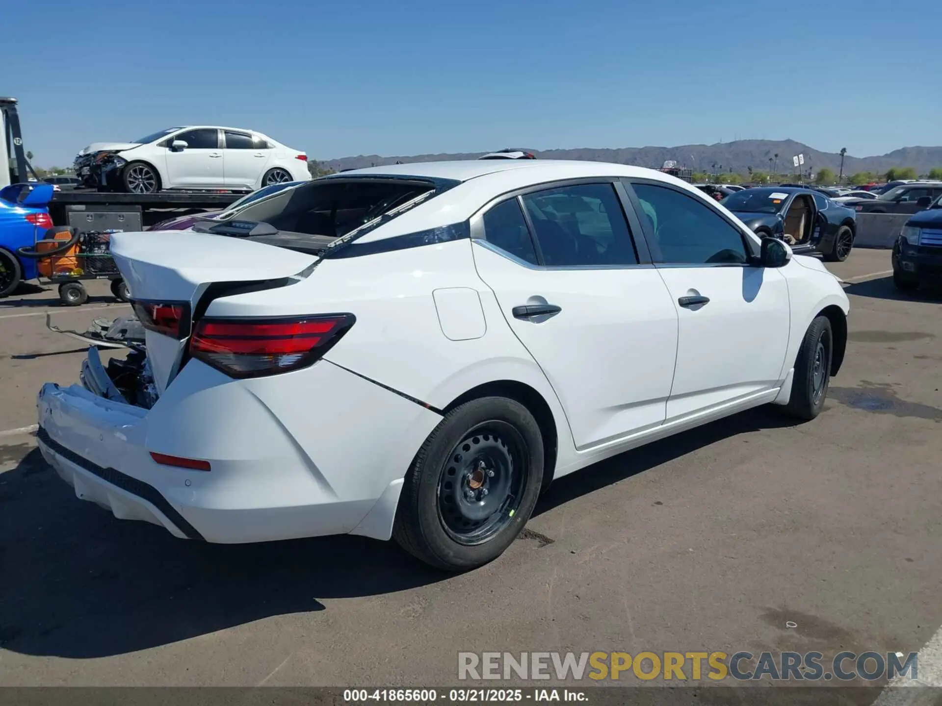 4 fotografías del automóvil dañado 3N1AB8BV5RY226580 NISSAN SENTRA 2024