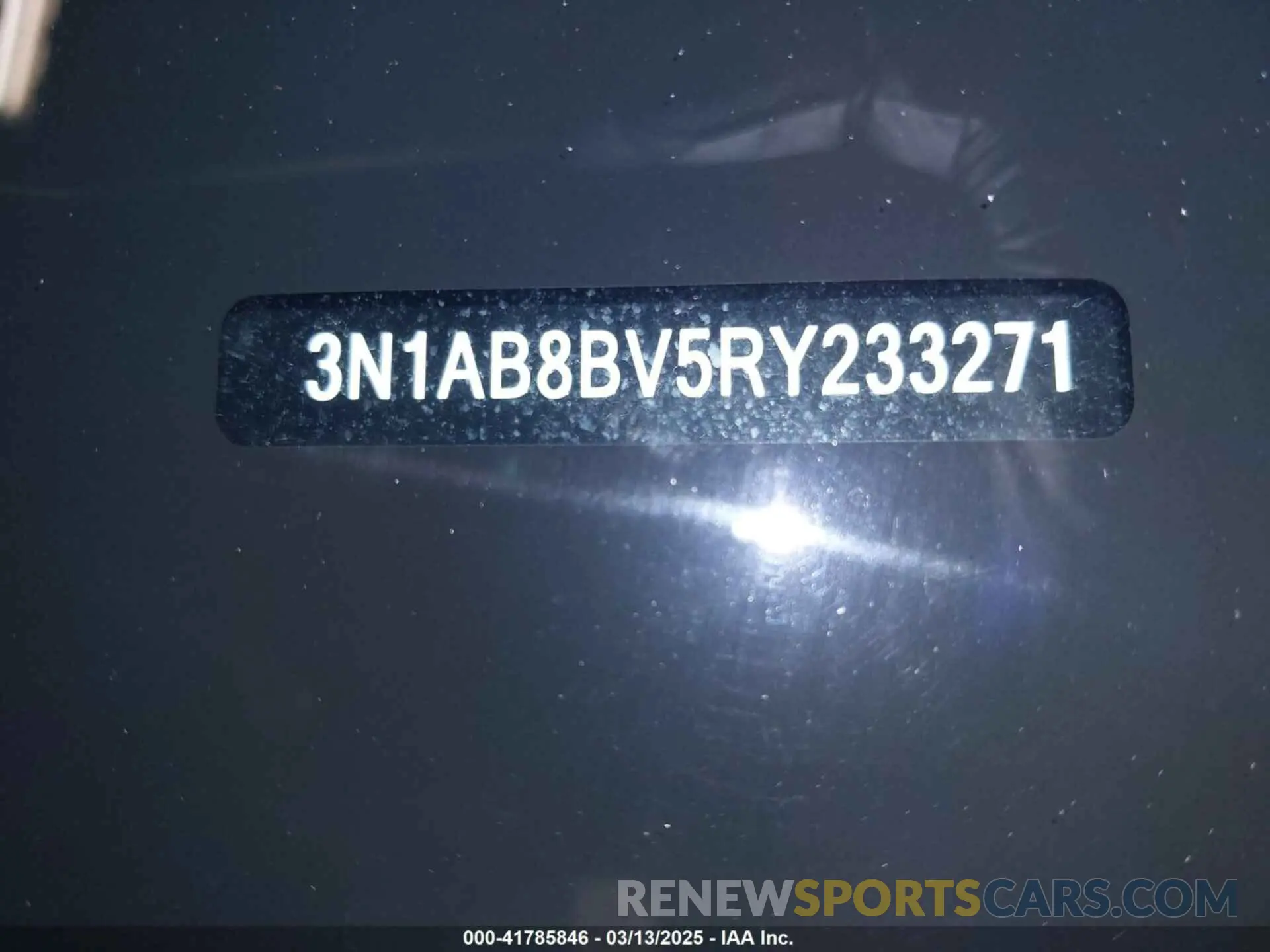 9 fotografías del automóvil dañado 3N1AB8BV5RY233271 NISSAN SENTRA 2024