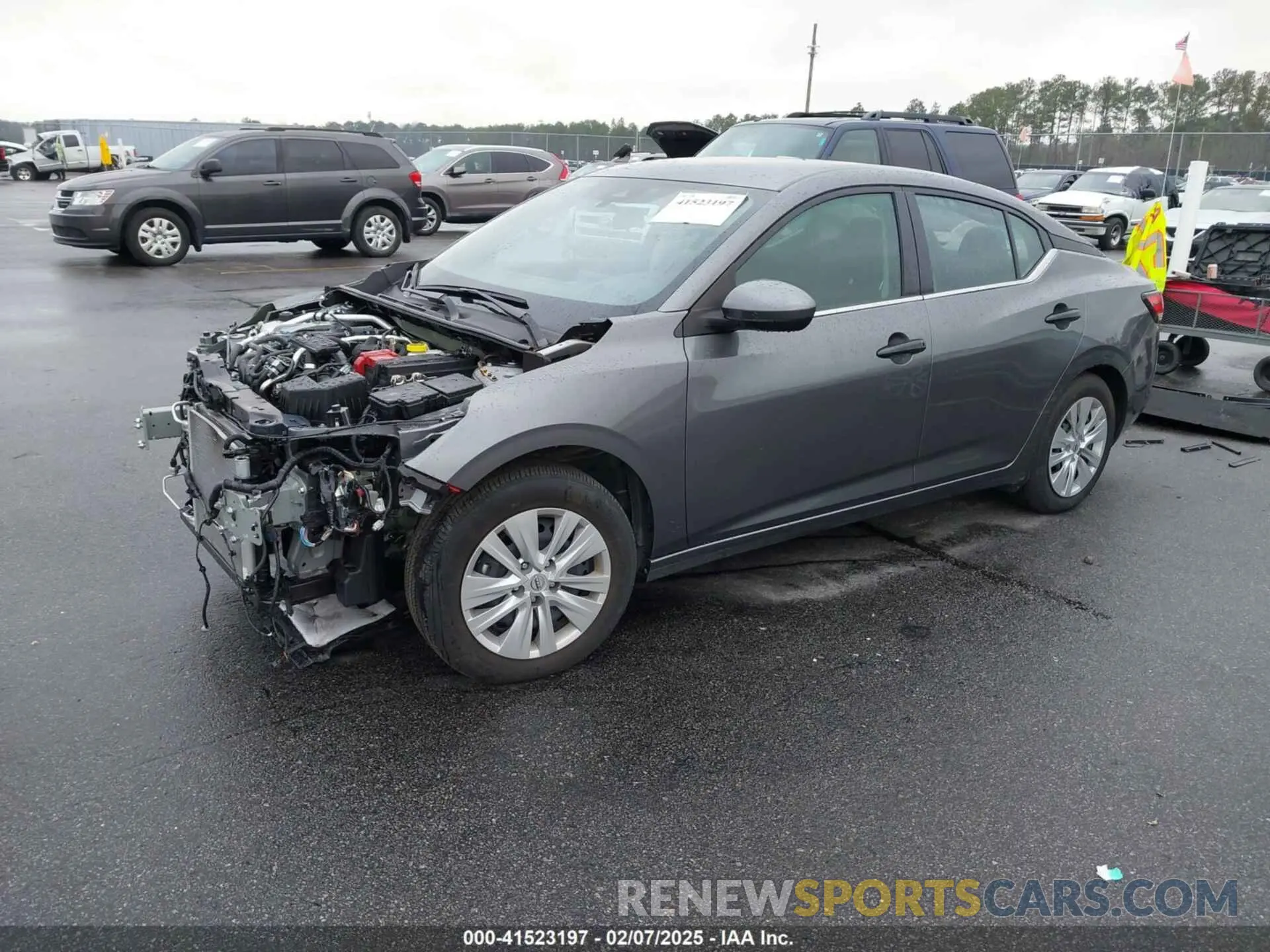 2 fotografías del automóvil dañado 3N1AB8BV5RY301648 NISSAN SENTRA 2024