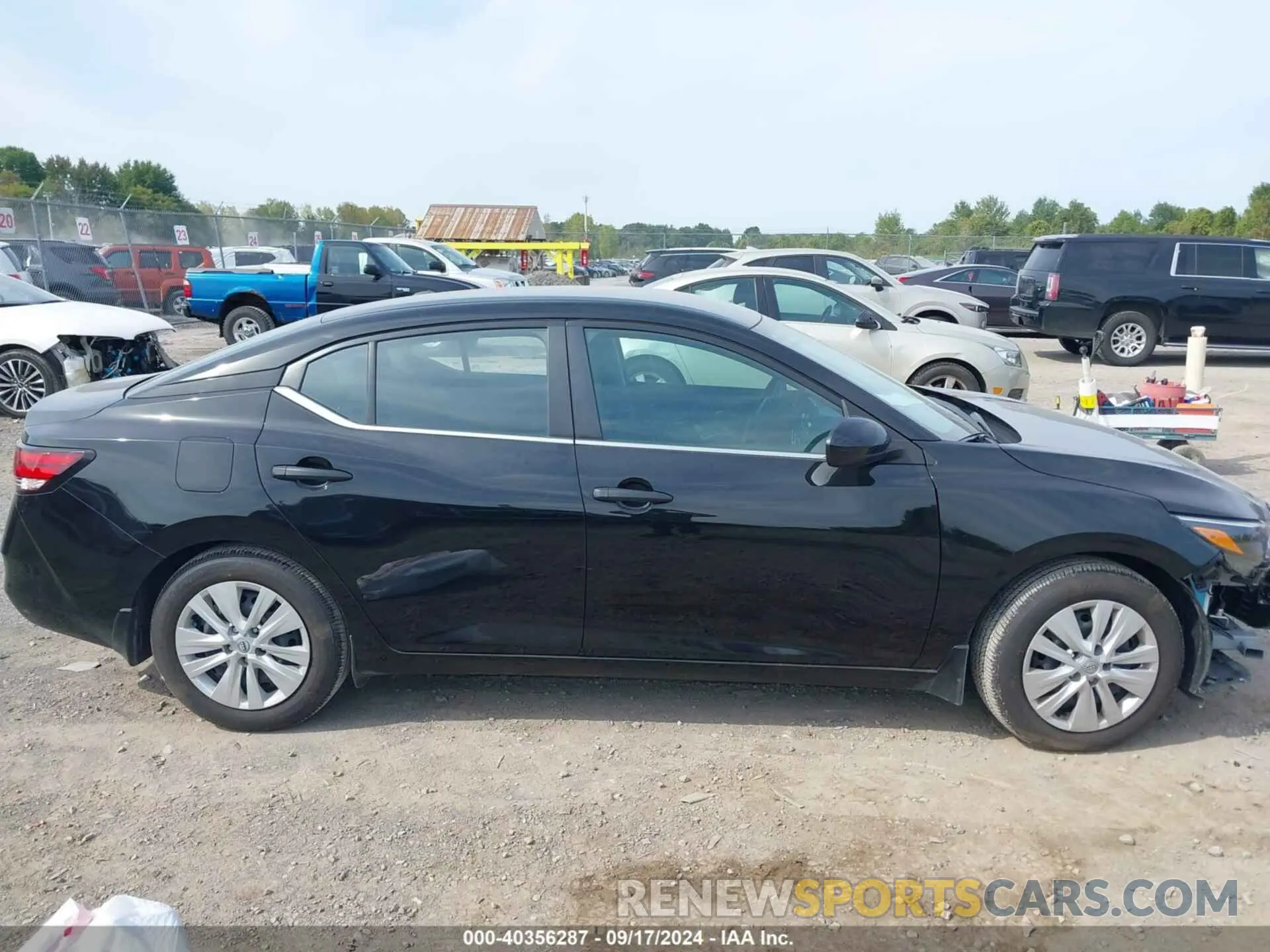 14 fotografías del automóvil dañado 3N1AB8BV5RY343933 NISSAN SENTRA 2024