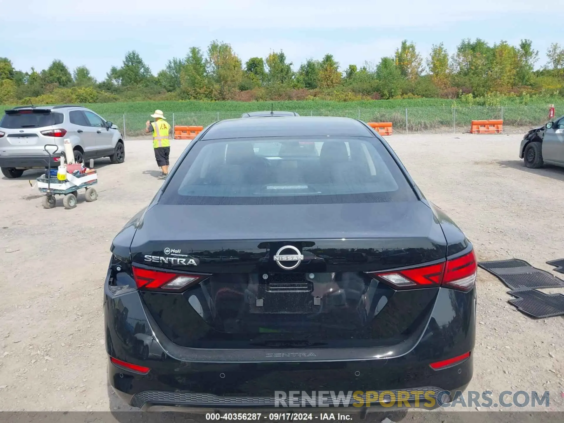 17 fotografías del automóvil dañado 3N1AB8BV5RY343933 NISSAN SENTRA 2024