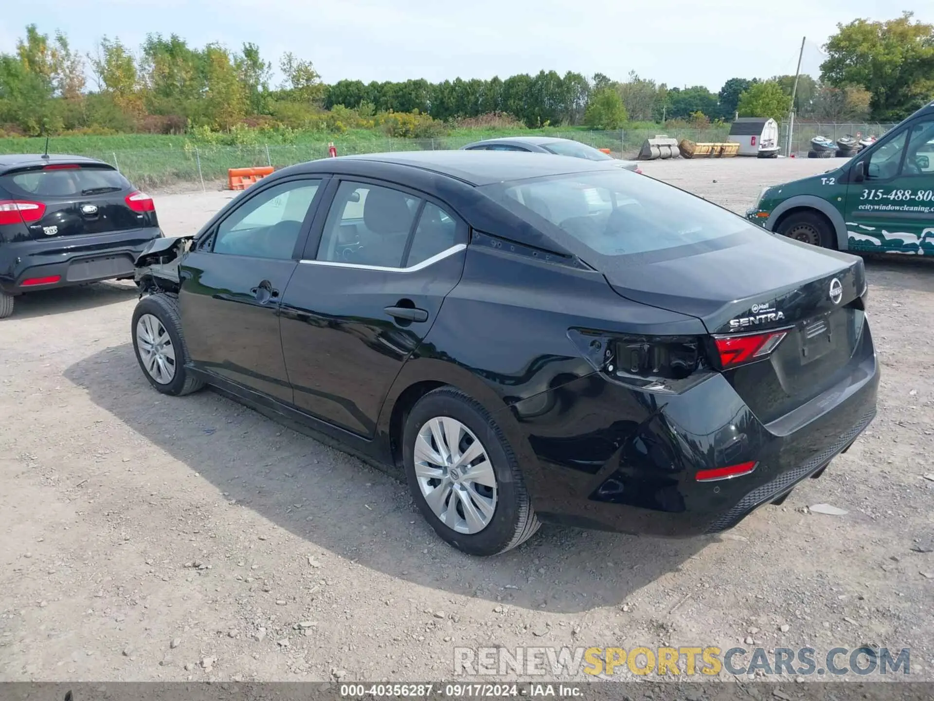 3 fotografías del automóvil dañado 3N1AB8BV5RY343933 NISSAN SENTRA 2024