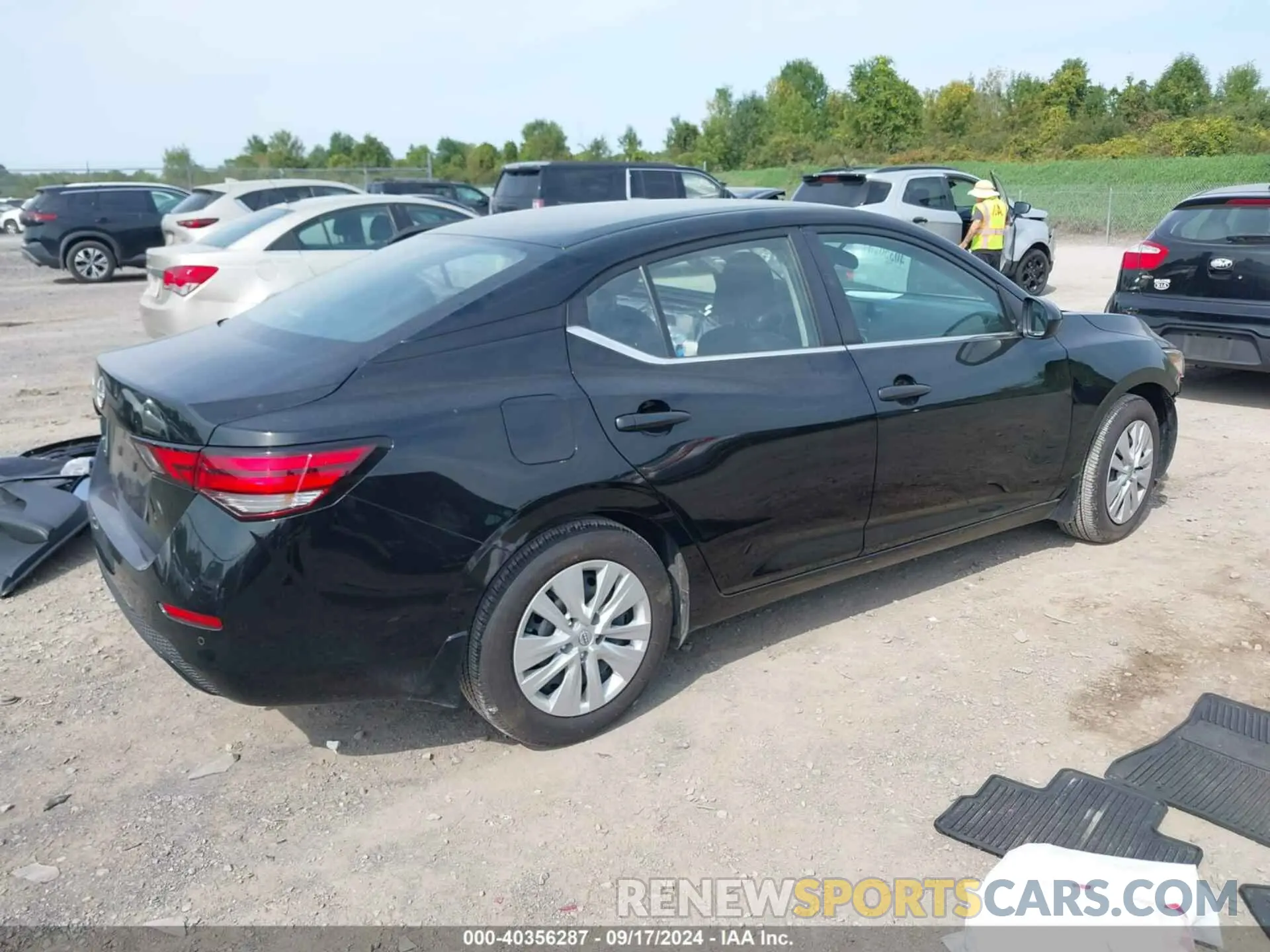 4 fotografías del automóvil dañado 3N1AB8BV5RY343933 NISSAN SENTRA 2024