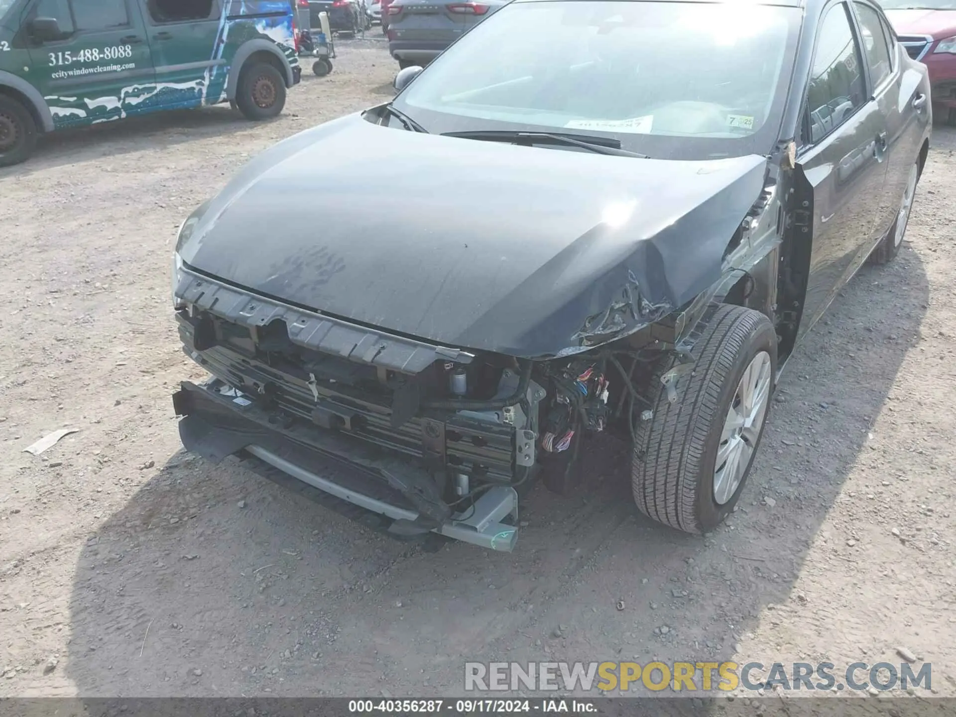 6 fotografías del automóvil dañado 3N1AB8BV5RY343933 NISSAN SENTRA 2024