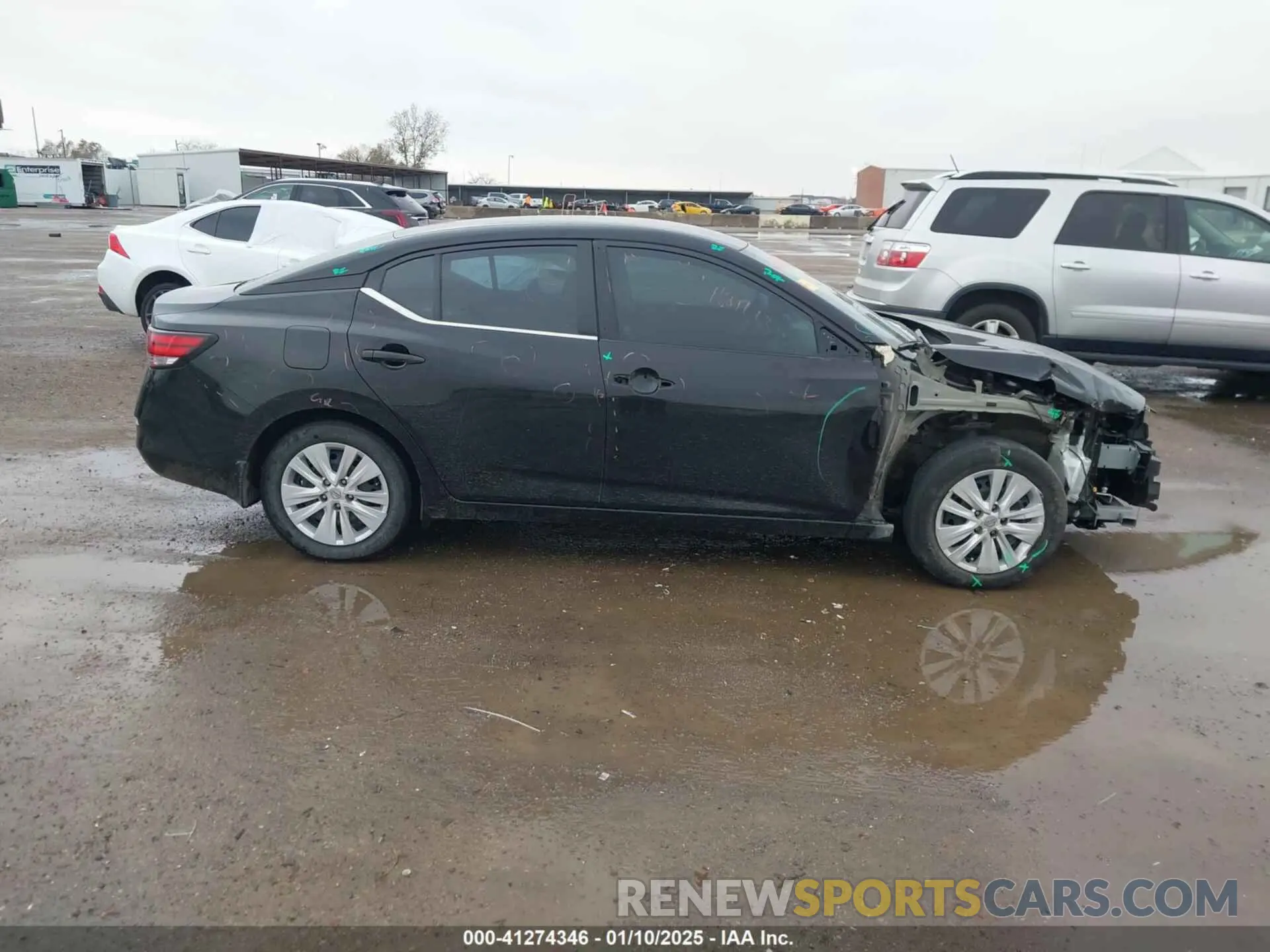14 fotografías del automóvil dañado 3N1AB8BV6RY212171 NISSAN SENTRA 2024