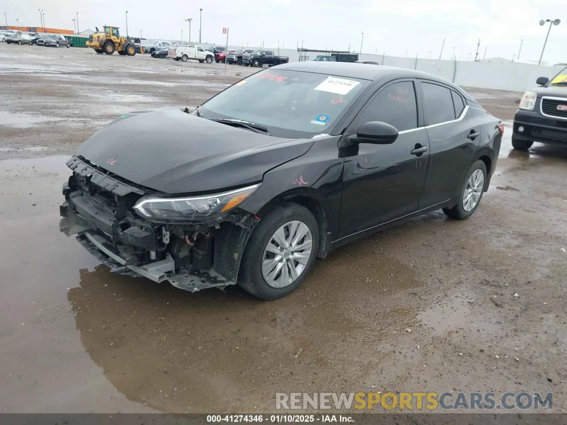 2 fotografías del automóvil dañado 3N1AB8BV6RY212171 NISSAN SENTRA 2024