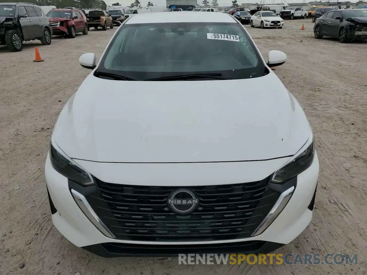 5 fotografías del automóvil dañado 3N1AB8BV6RY216799 NISSAN SENTRA 2024