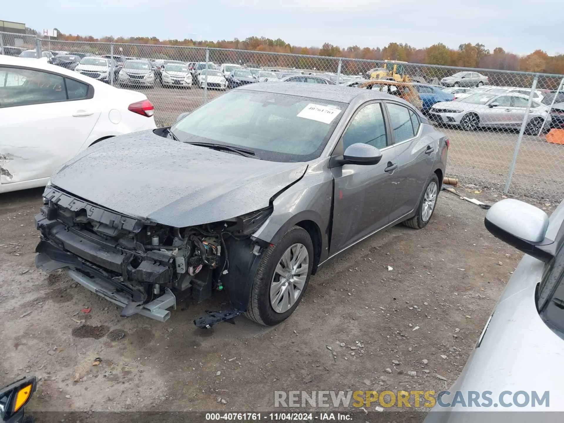 2 fotografías del automóvil dañado 3N1AB8BV6RY282169 NISSAN SENTRA 2024
