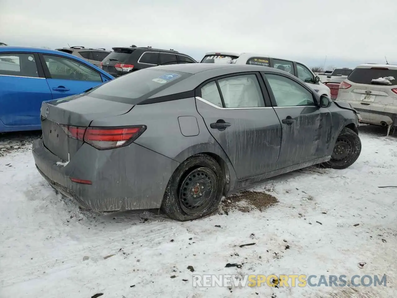 3 fotografías del automóvil dañado 3N1AB8BV6RY284181 NISSAN SENTRA 2024