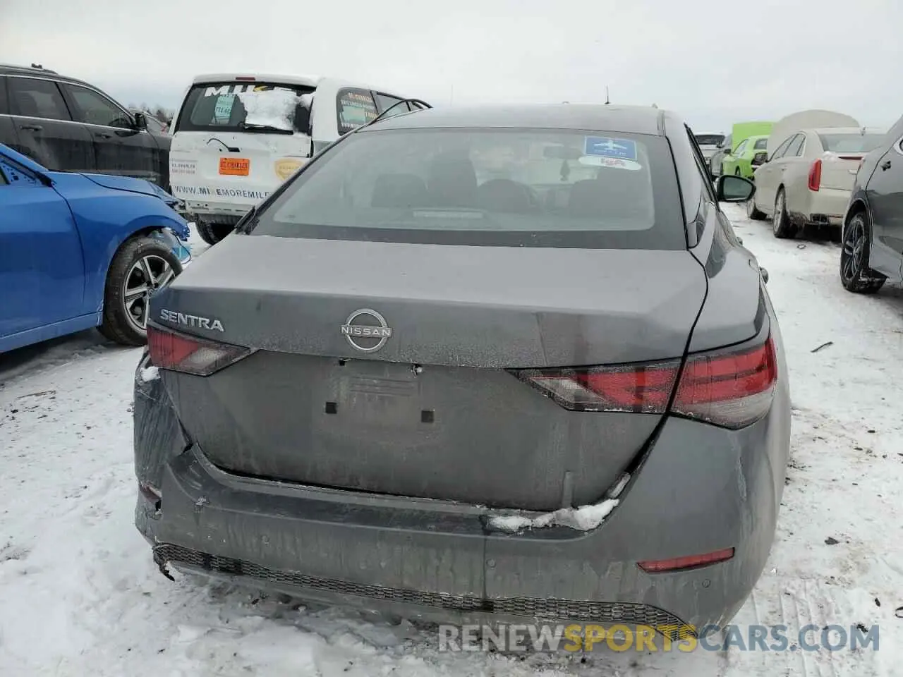 6 fotografías del automóvil dañado 3N1AB8BV6RY284181 NISSAN SENTRA 2024
