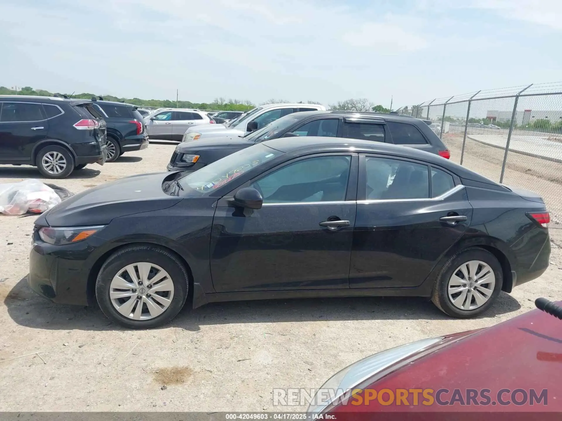 14 fotografías del automóvil dañado 3N1AB8BV7RY201065 NISSAN SENTRA 2024
