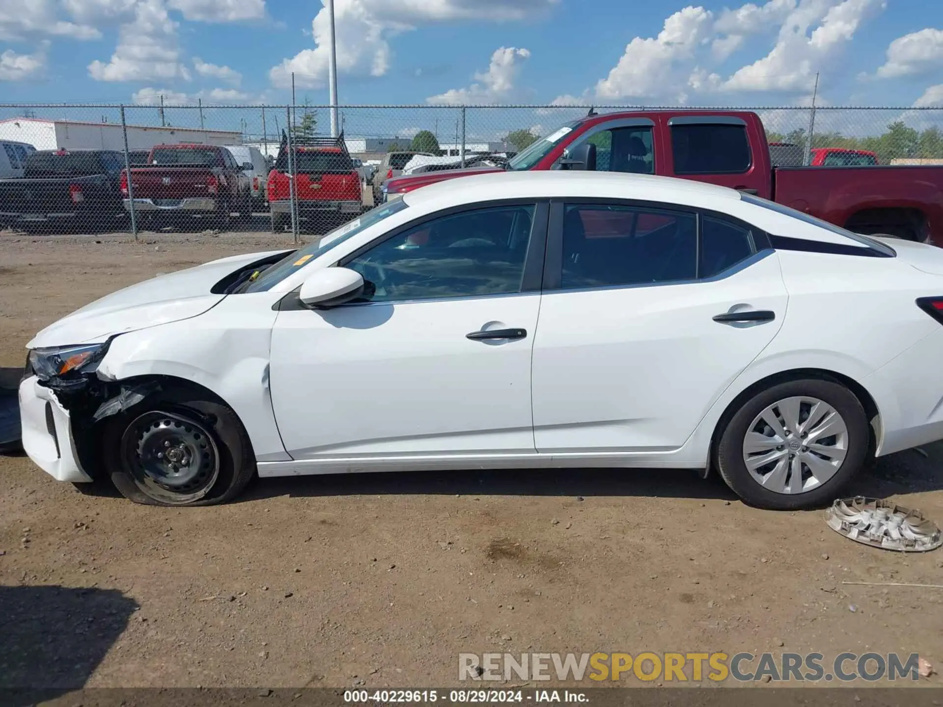 14 fotografías del automóvil dañado 3N1AB8BV7RY286196 NISSAN SENTRA 2024