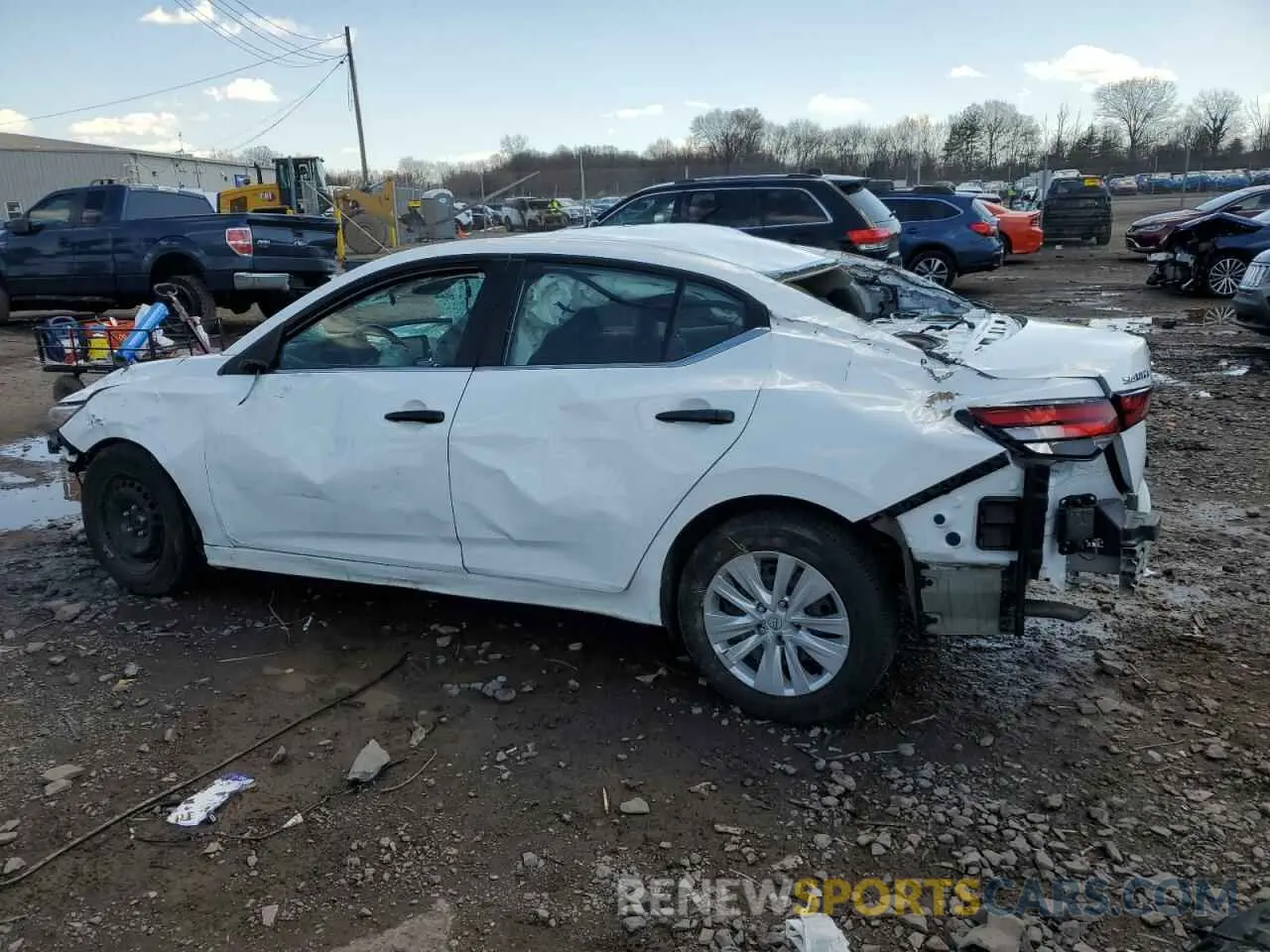 2 fotografías del automóvil dañado 3N1AB8BV7RY286831 NISSAN SENTRA 2024