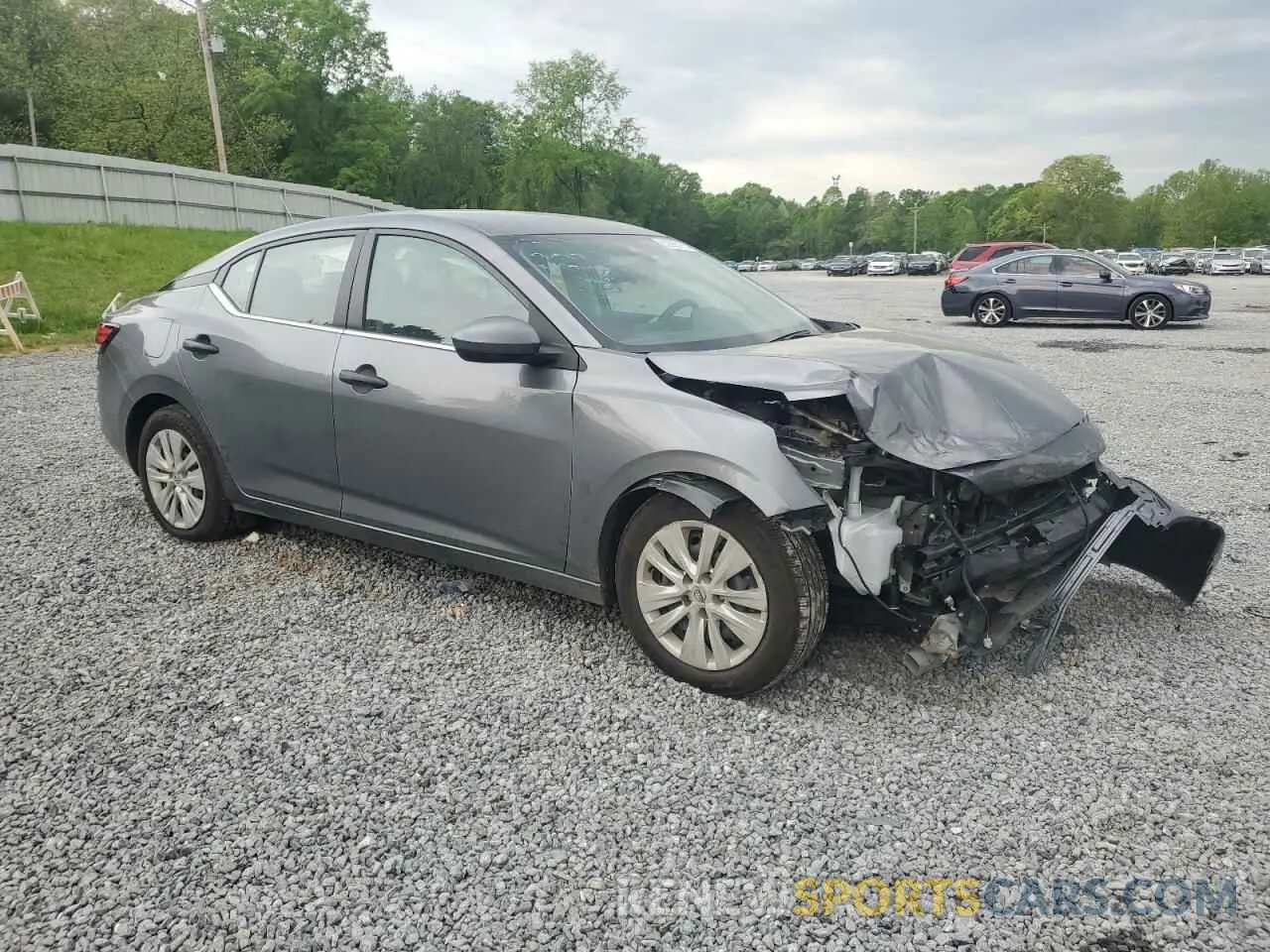 4 fotografías del automóvil dañado 3N1AB8BV7RY289759 NISSAN SENTRA 2024