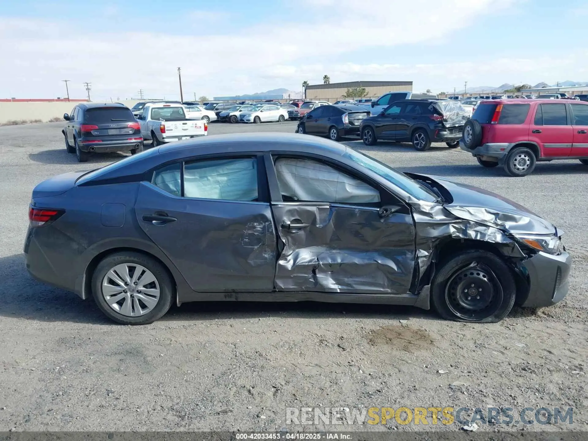 14 fotografías del automóvil dañado 3N1AB8BV7RY291866 NISSAN SENTRA 2024