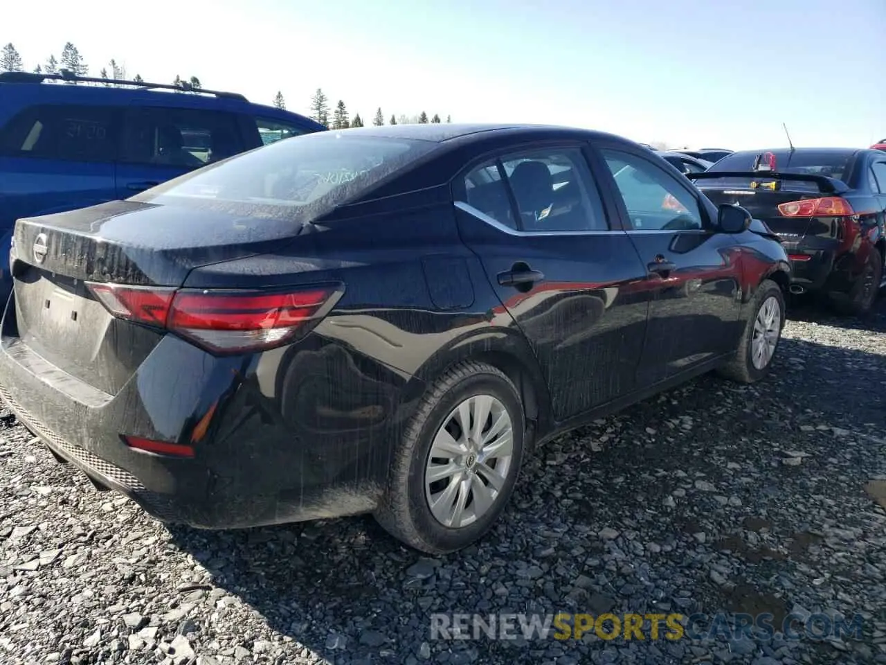 3 fotografías del automóvil dañado 3N1AB8BV7RY335882 NISSAN SENTRA 2024