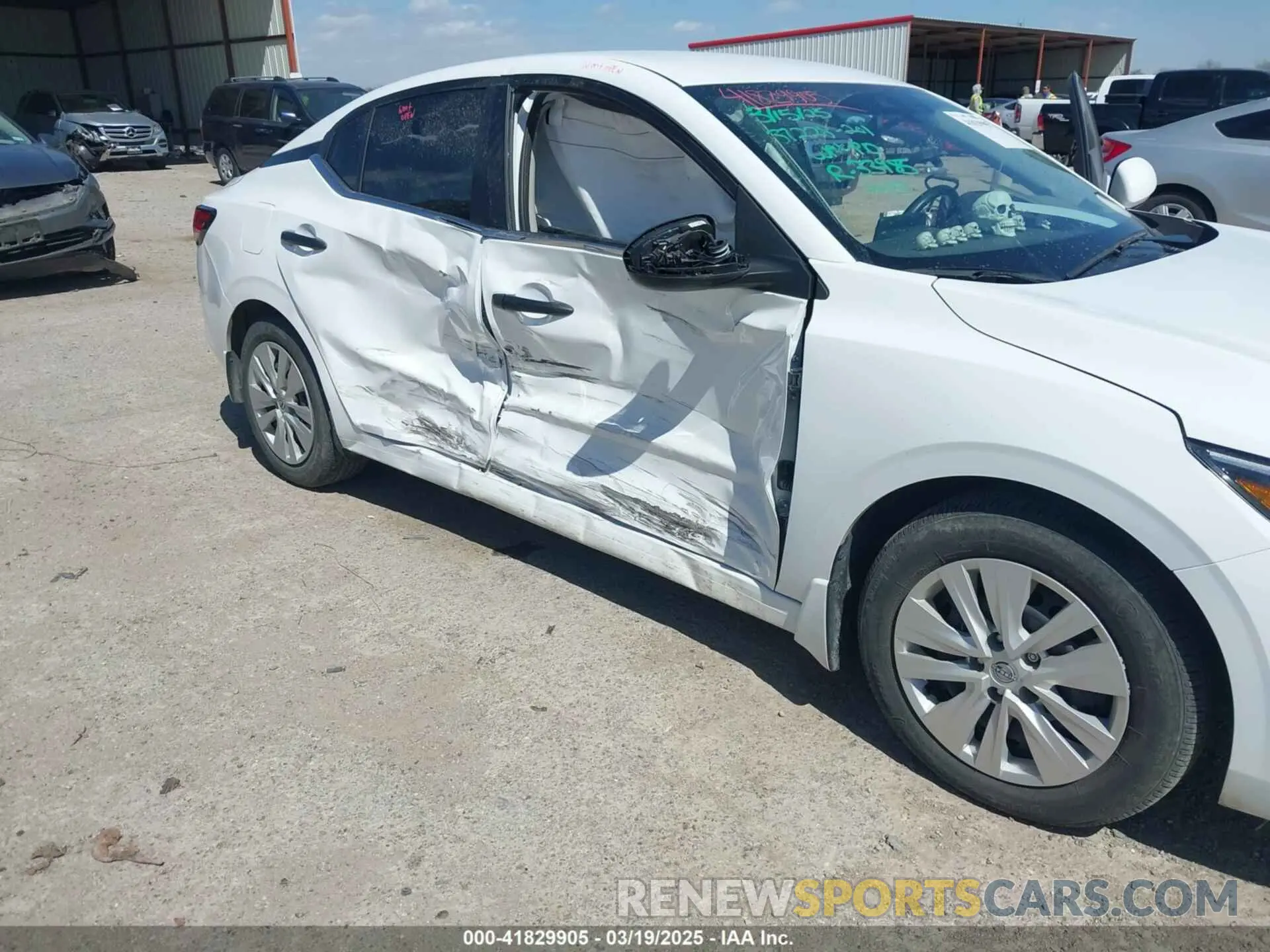 6 fotografías del automóvil dañado 3N1AB8BV8RY233653 NISSAN SENTRA 2024