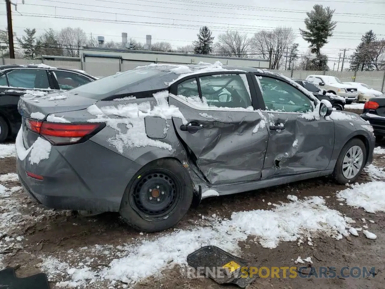3 fotografías del automóvil dañado 3N1AB8BV8RY290791 NISSAN SENTRA 2024