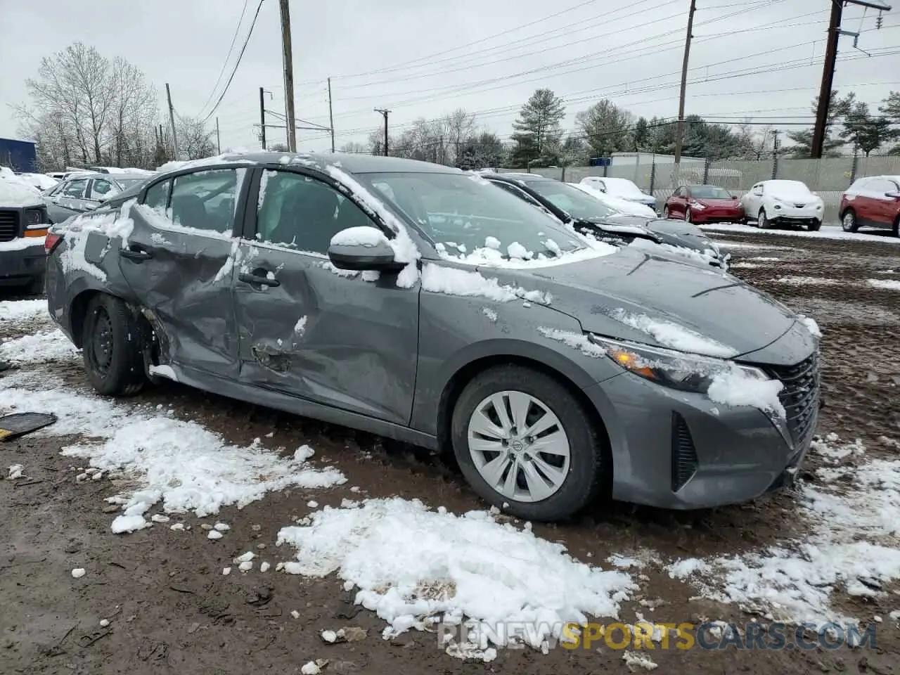 4 fotografías del automóvil dañado 3N1AB8BV8RY290791 NISSAN SENTRA 2024