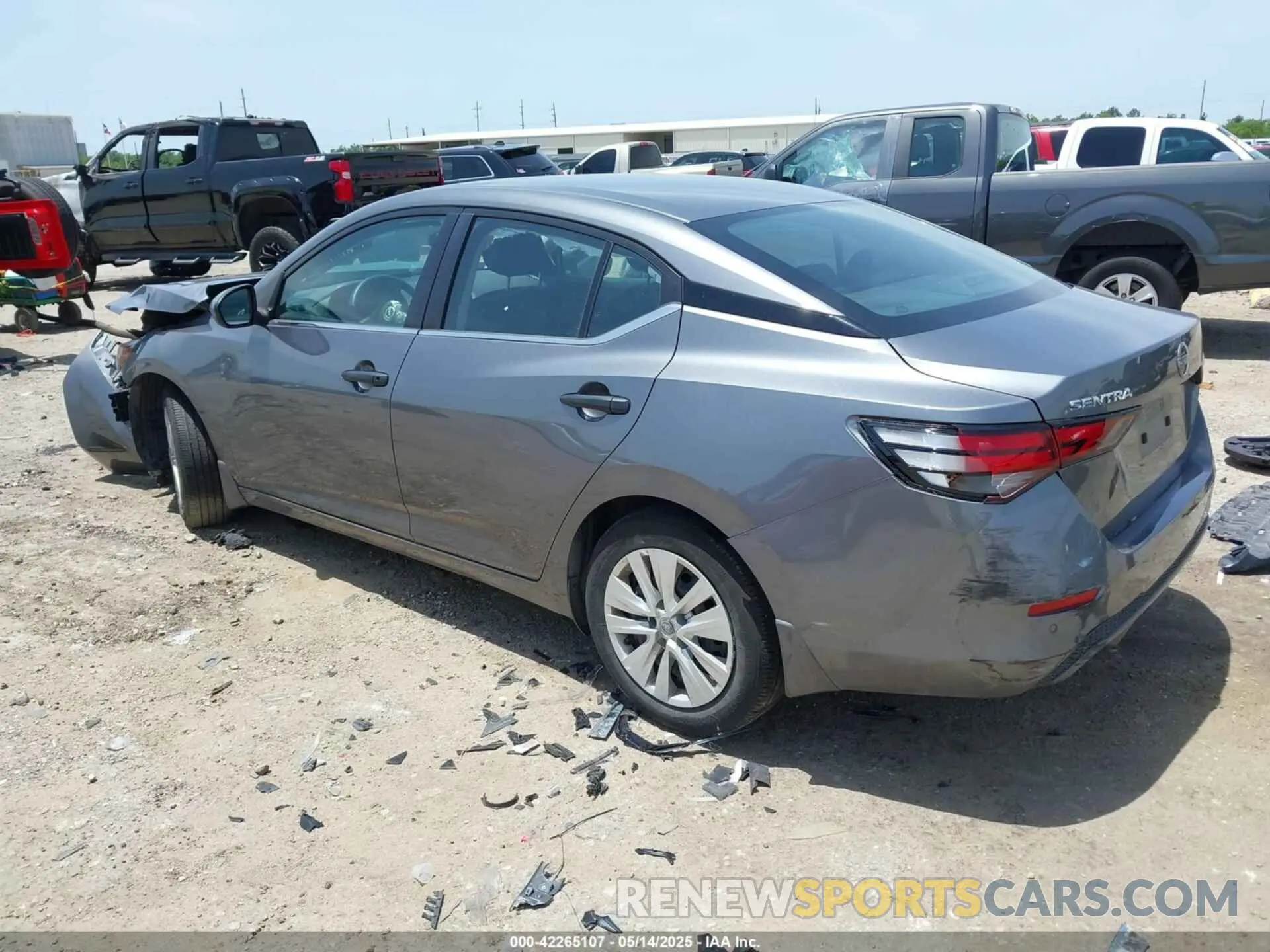 3 fotografías del automóvil dañado 3N1AB8BV8RY326110 NISSAN SENTRA 2024