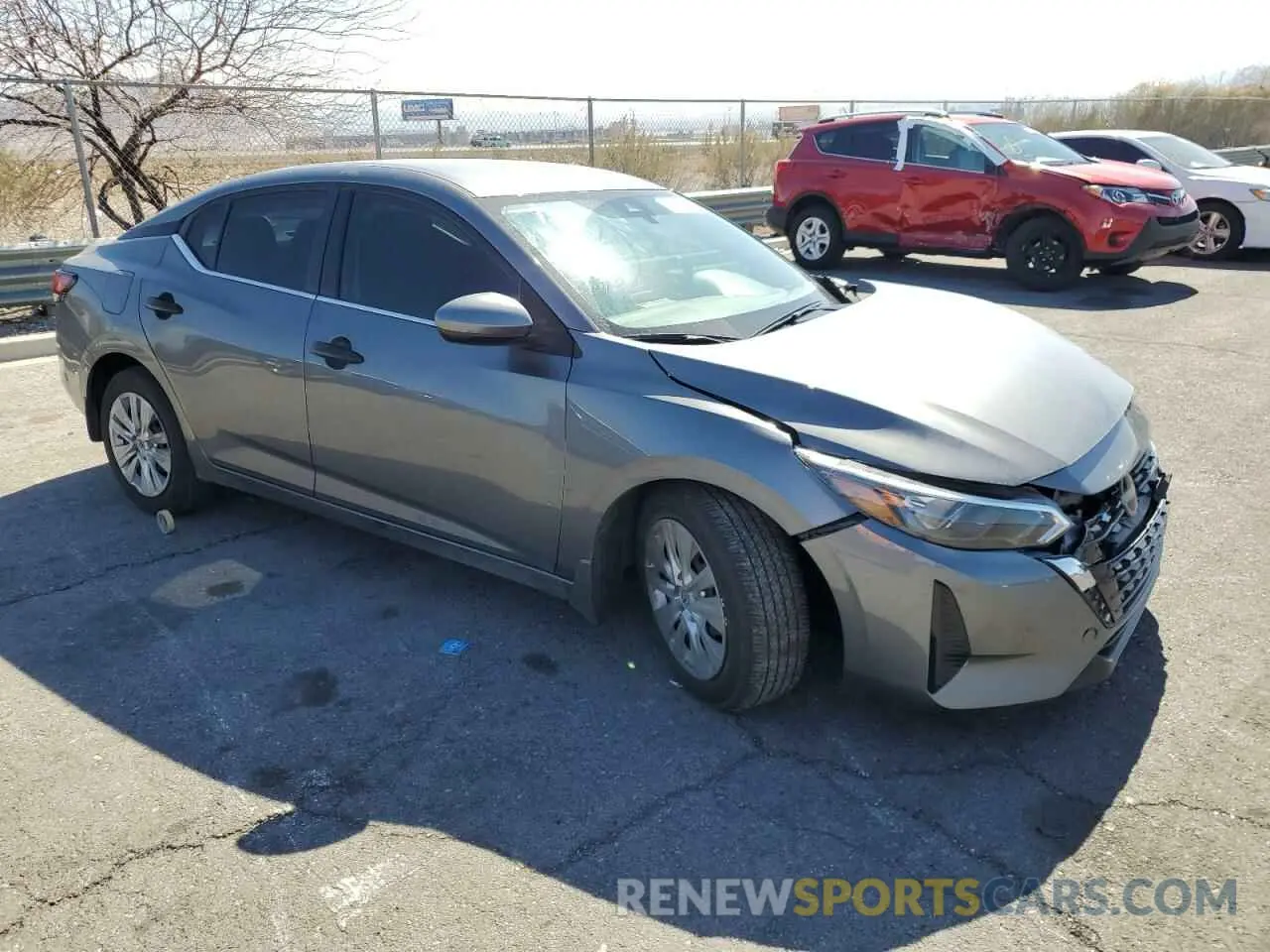 4 fotografías del automóvil dañado 3N1AB8BV9RY203349 NISSAN SENTRA 2024