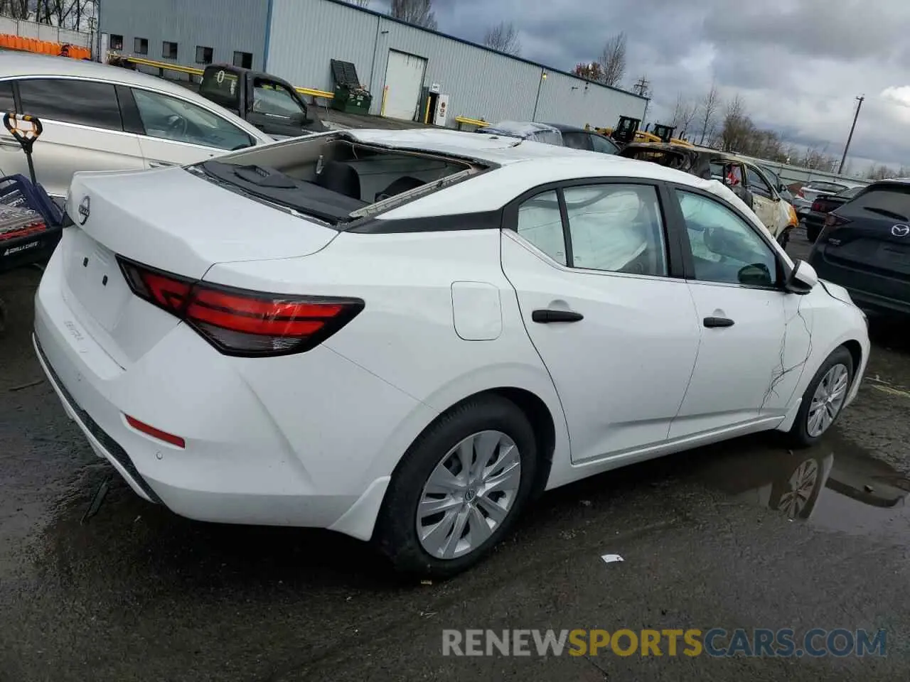 3 fotografías del automóvil dañado 3N1AB8BV9RY209426 NISSAN SENTRA 2024