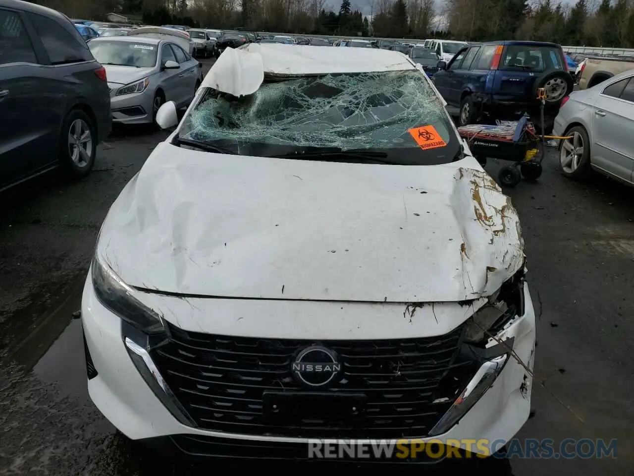 5 fotografías del automóvil dañado 3N1AB8BV9RY209426 NISSAN SENTRA 2024