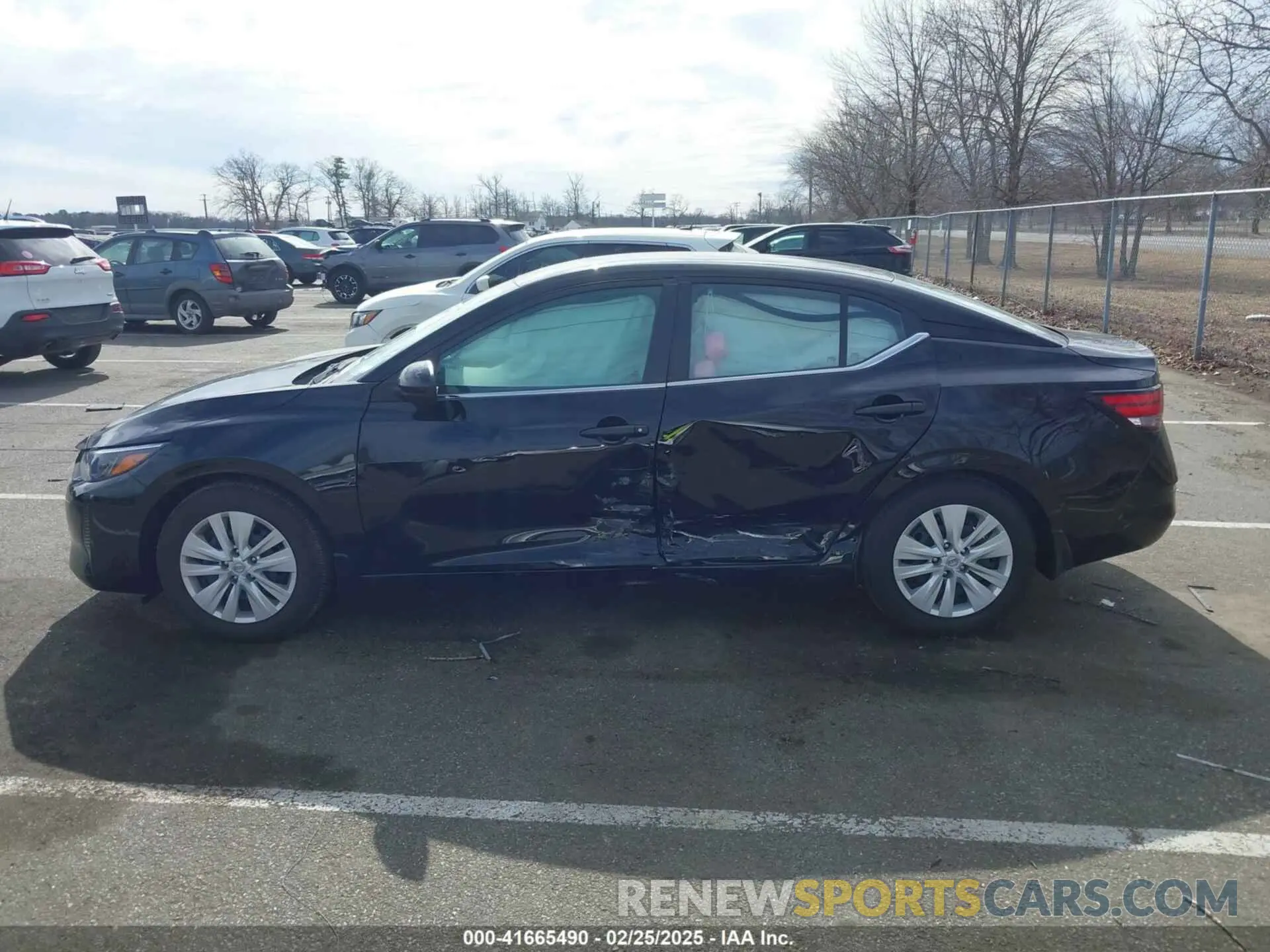 14 fotografías del automóvil dañado 3N1AB8BV9RY245276 NISSAN SENTRA 2024