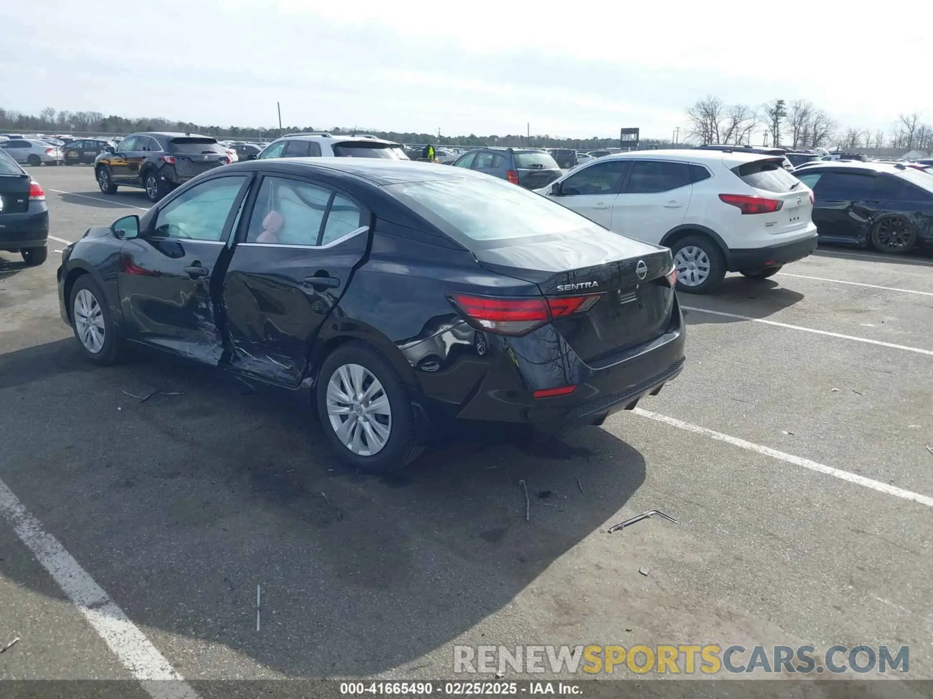 3 fotografías del automóvil dañado 3N1AB8BV9RY245276 NISSAN SENTRA 2024