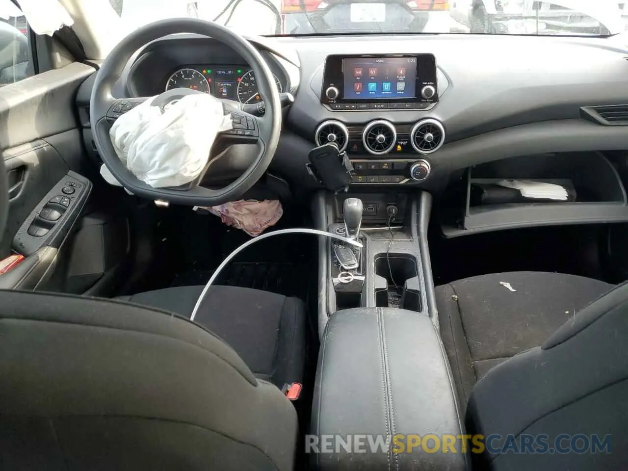8 fotografías del automóvil dañado 3N1AB8BV9RY287415 NISSAN SENTRA 2024