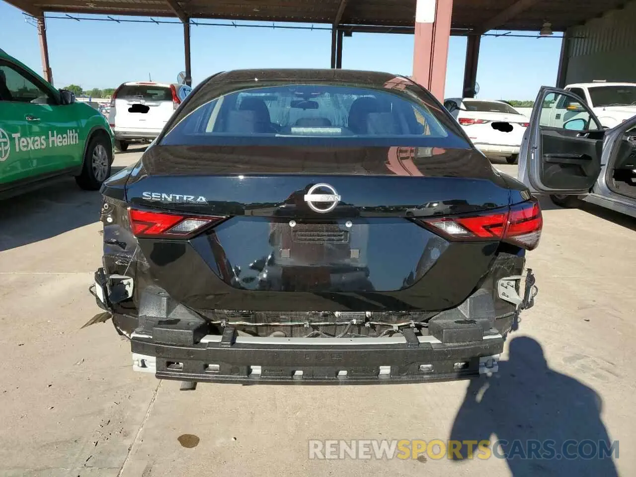 6 fotografías del automóvil dañado 3N1AB8BV9RY376580 NISSAN SENTRA 2024