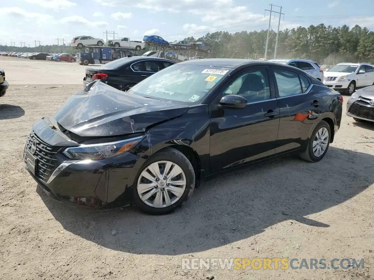 1 fotografías del automóvil dañado 3N1AB8BVXRY205529 NISSAN SENTRA 2024