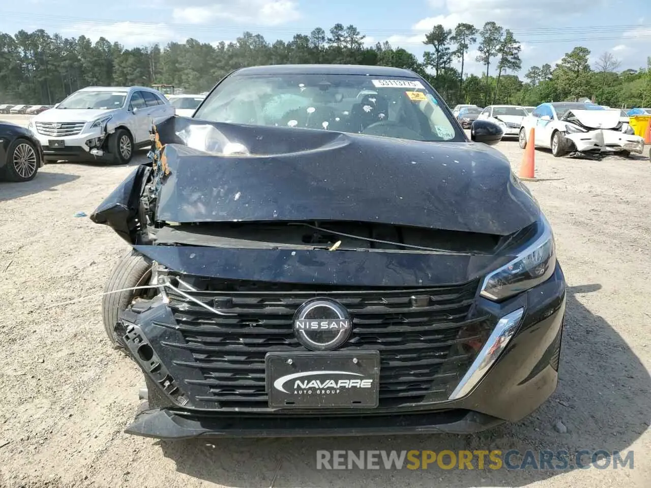 5 fotografías del automóvil dañado 3N1AB8BVXRY205529 NISSAN SENTRA 2024