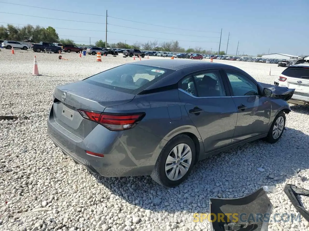 3 fotografías del automóvil dañado 3N1AB8BVXRY288346 NISSAN SENTRA 2024