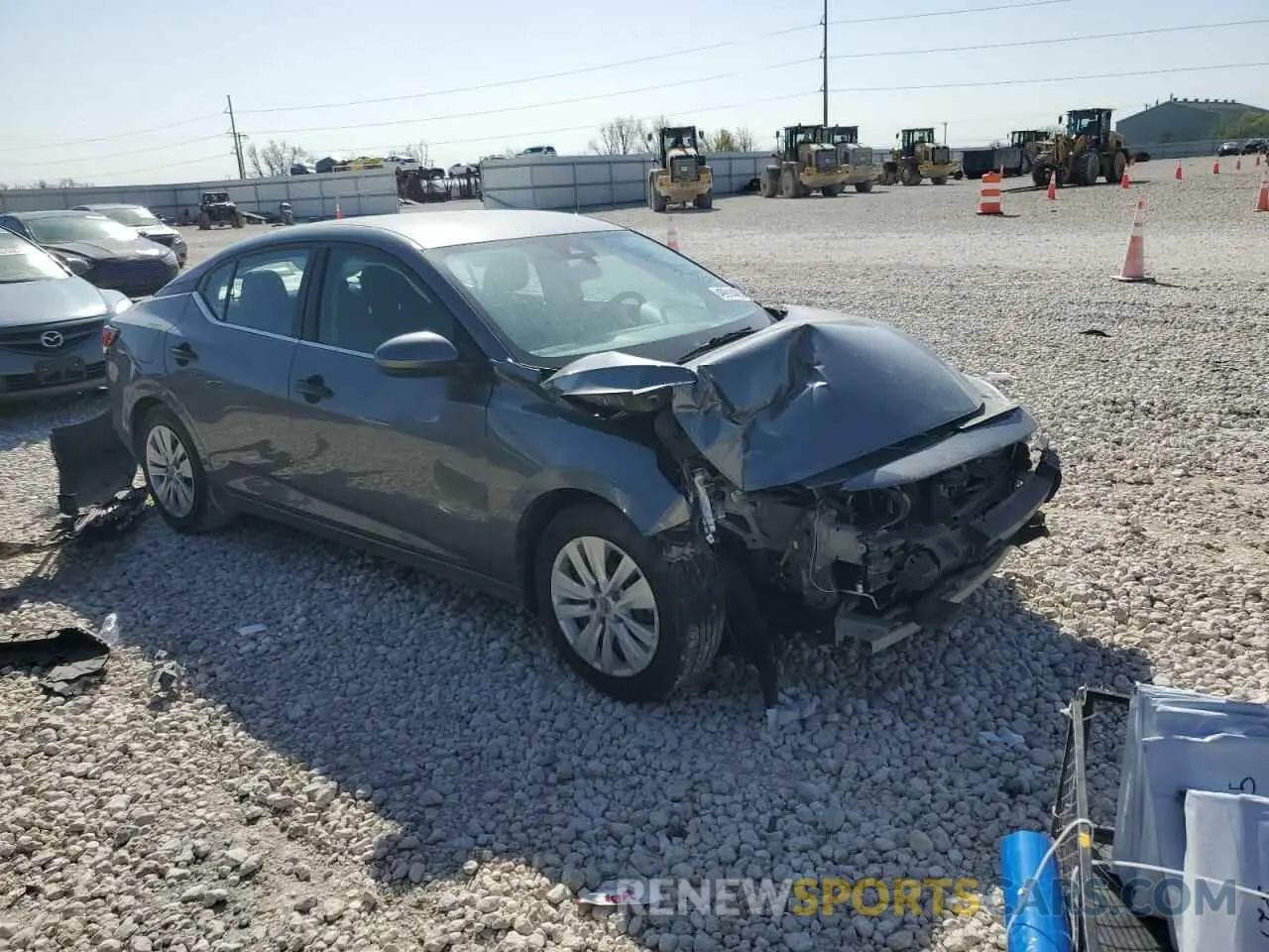 4 fotografías del automóvil dañado 3N1AB8BVXRY288346 NISSAN SENTRA 2024