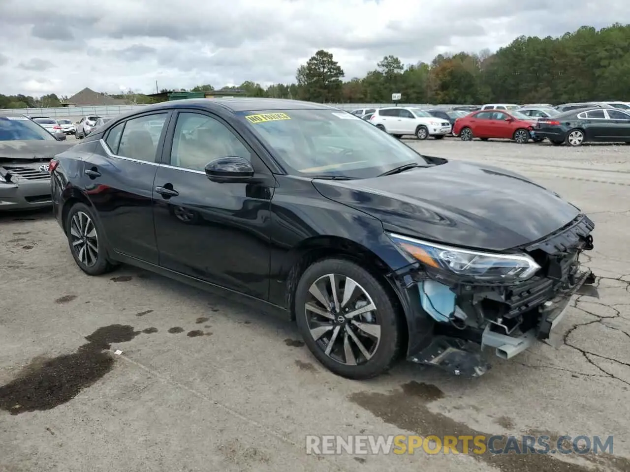 4 fotografías del automóvil dañado 3N1AB8CV0RY201875 NISSAN SENTRA 2024