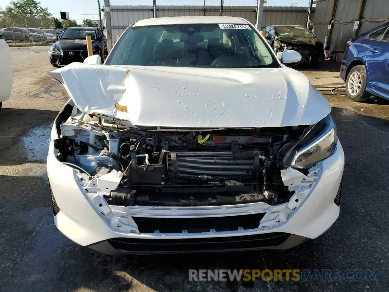 5 fotografías del automóvil dañado 3N1AB8CV0RY204002 NISSAN SENTRA 2024