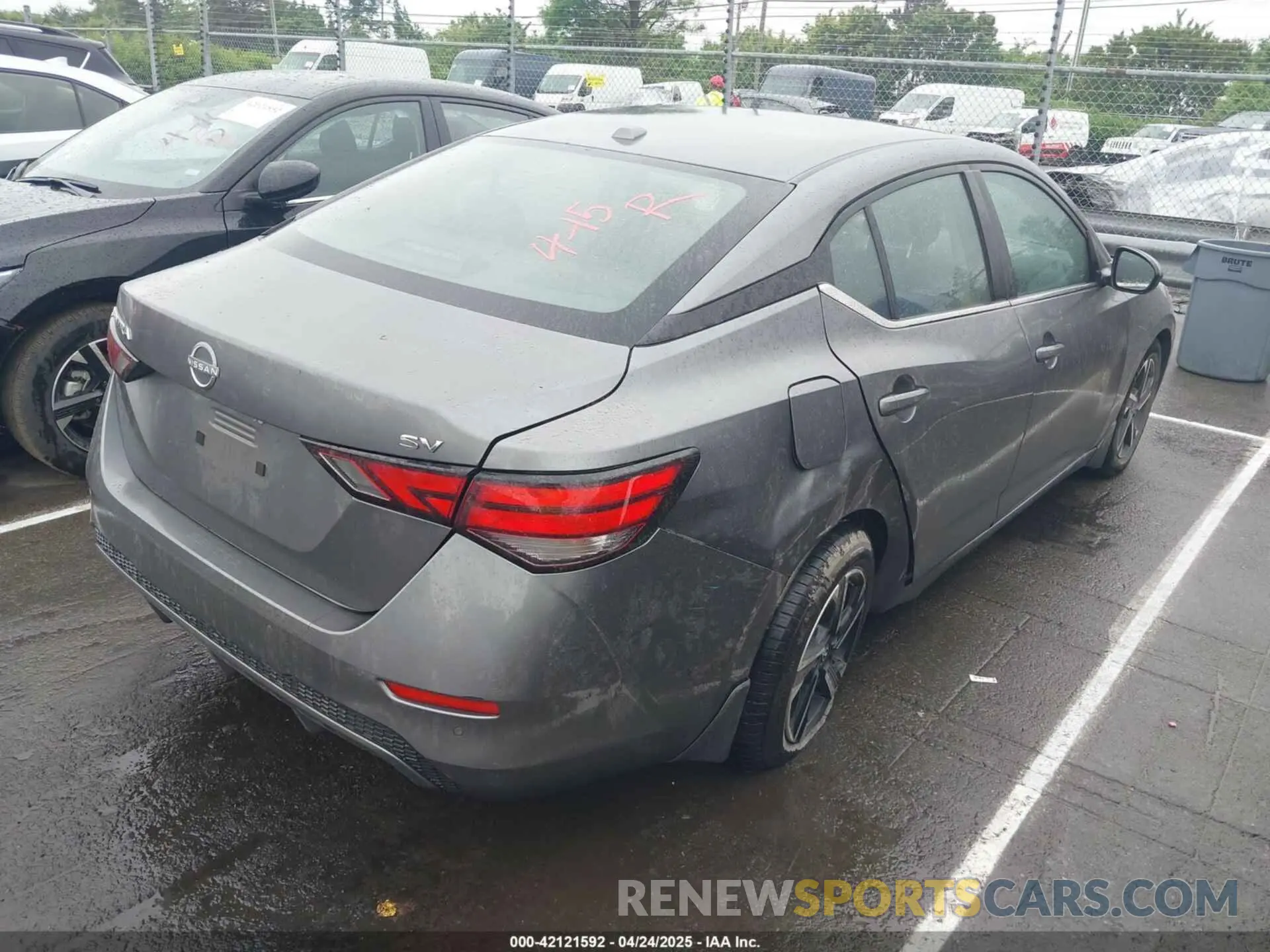 4 fotografías del automóvil dañado 3N1AB8CV0RY205148 NISSAN SENTRA 2024