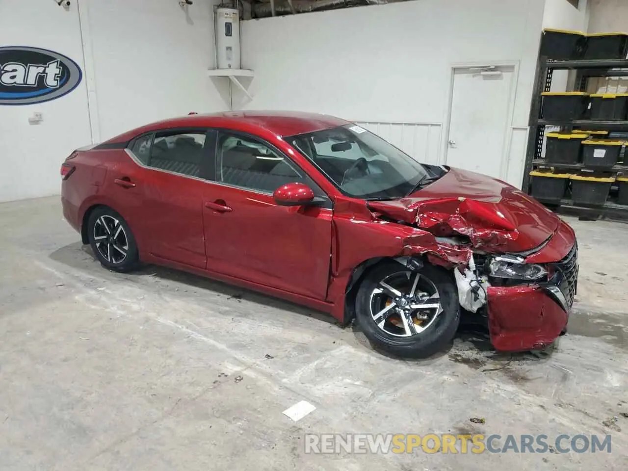 4 fotografías del automóvil dañado 3N1AB8CV0RY207885 NISSAN SENTRA 2024