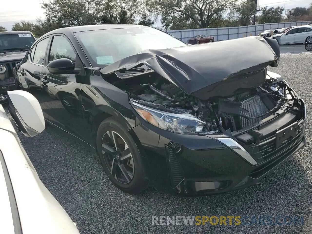 4 fotografías del automóvil dañado 3N1AB8CV0RY232981 NISSAN SENTRA 2024