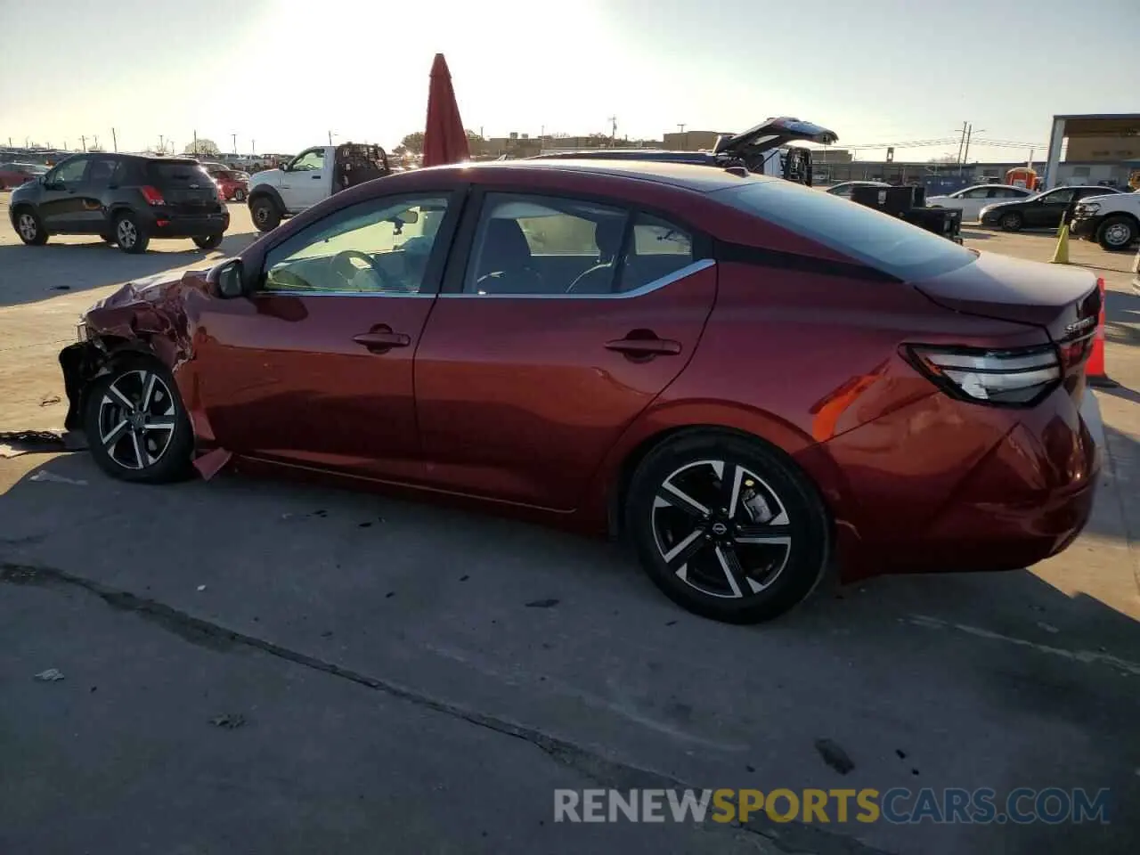 2 fotografías del automóvil dañado 3N1AB8CV0RY257752 NISSAN SENTRA 2024