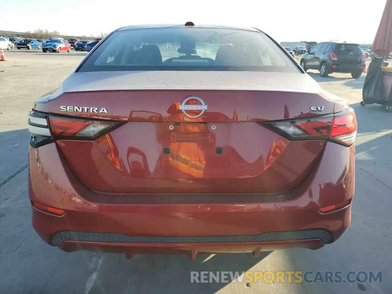 6 fotografías del automóvil dañado 3N1AB8CV0RY257752 NISSAN SENTRA 2024