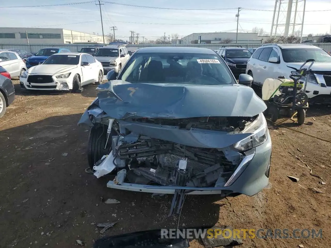 5 fotografías del automóvil dañado 3N1AB8CV0RY295756 NISSAN SENTRA 2024