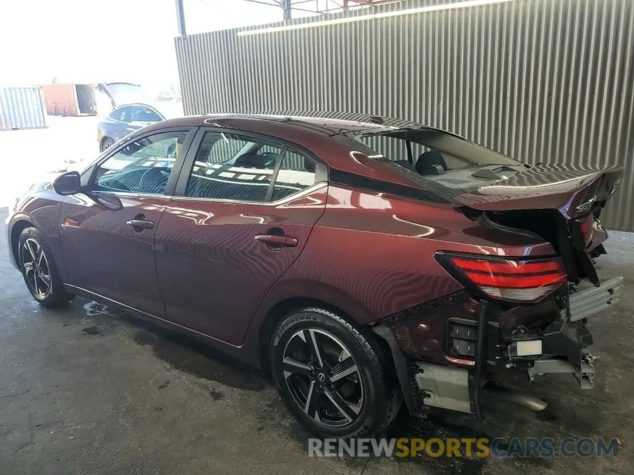 2 fotografías del automóvil dañado 3N1AB8CV0RY303175 NISSAN SENTRA 2024