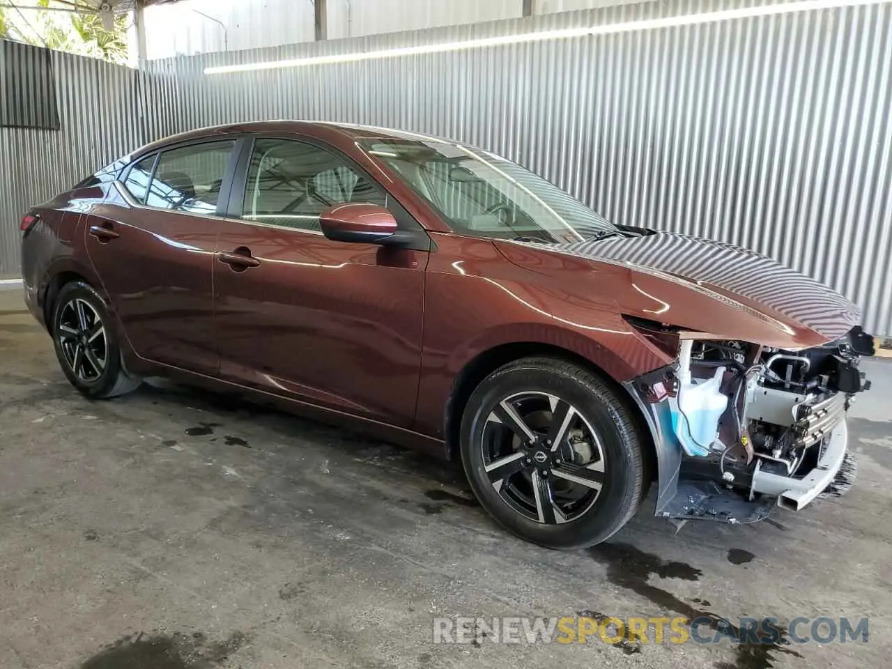 4 fotografías del automóvil dañado 3N1AB8CV0RY343451 NISSAN SENTRA 2024