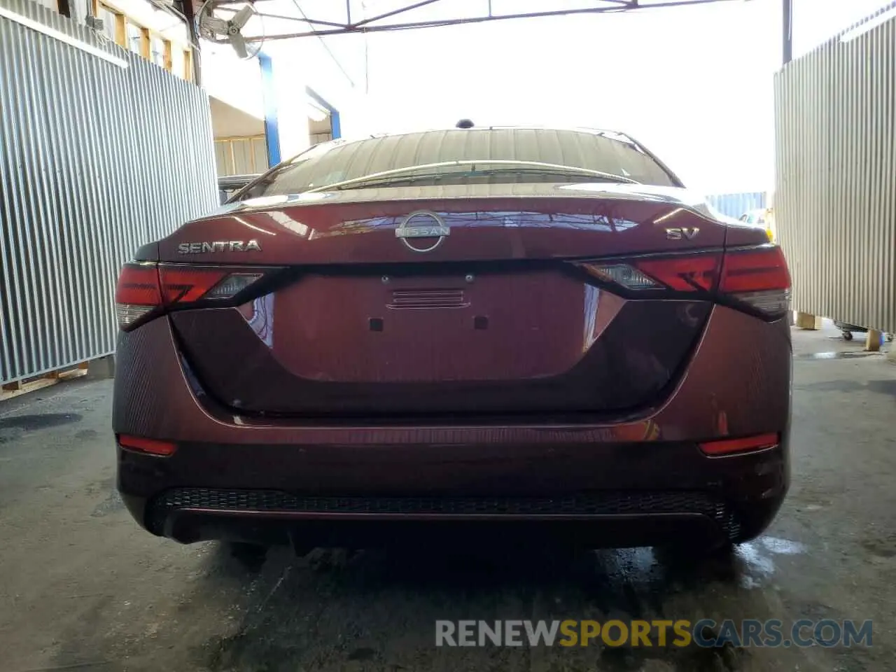 6 fotografías del automóvil dañado 3N1AB8CV0RY343451 NISSAN SENTRA 2024