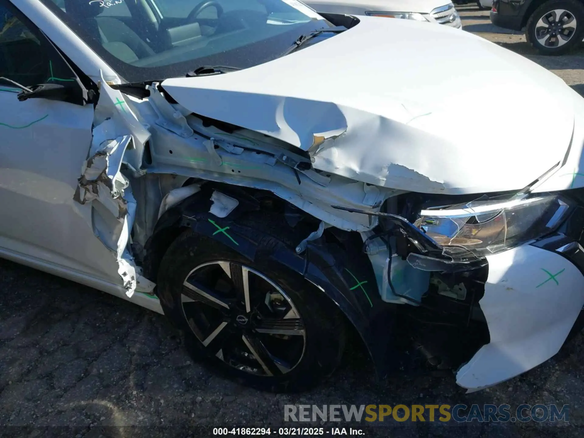 17 fotografías del automóvil dañado 3N1AB8CV0RY351145 NISSAN SENTRA 2024