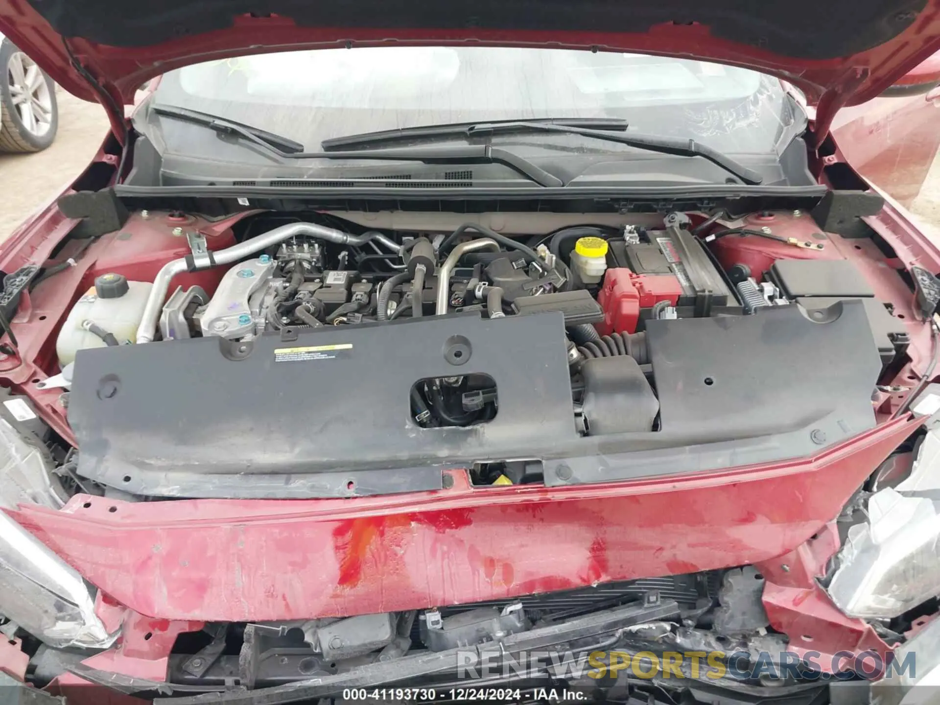 10 fotografías del automóvil dañado 3N1AB8CV0RY360301 NISSAN SENTRA 2024