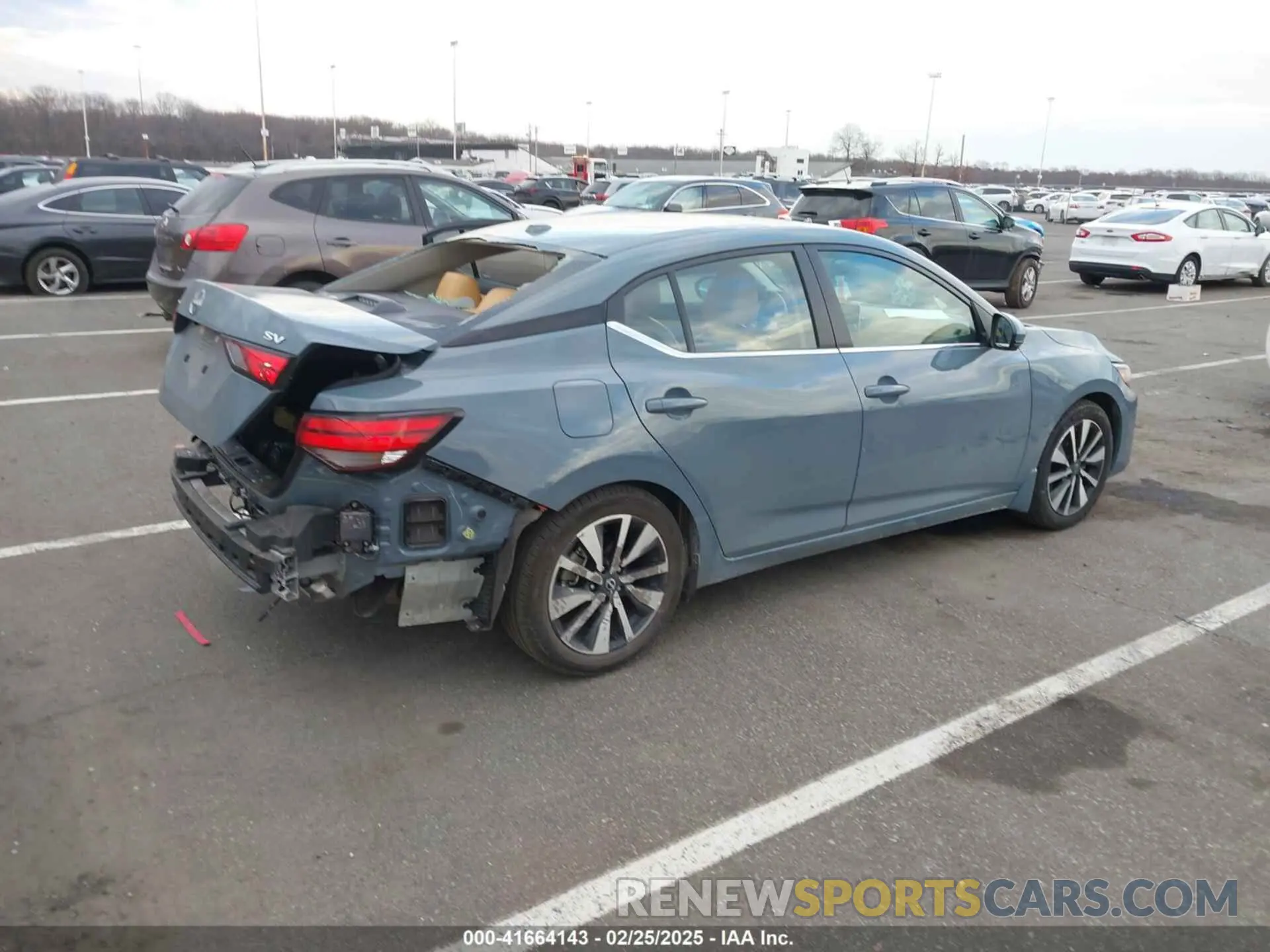 6 fotografías del automóvil dañado 3N1AB8CV1RY240264 NISSAN SENTRA 2024