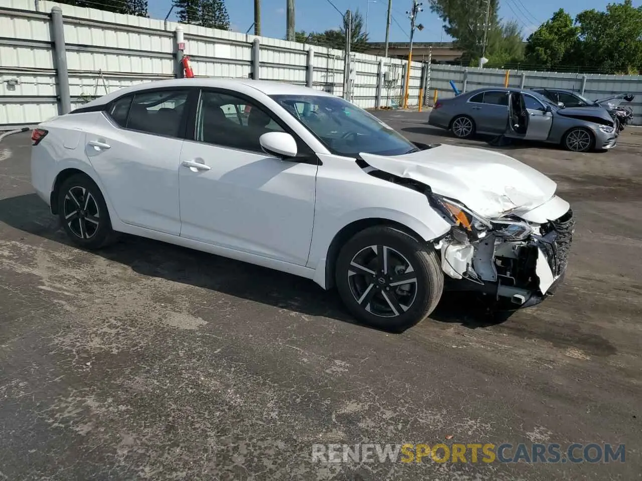 4 fotografías del automóvil dañado 3N1AB8CV1RY249918 NISSAN SENTRA 2024